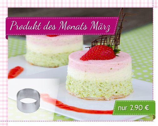 Tortissimo's tweet photo. Produkt des Monats #März: #Dessertring
Perfekt für kleine Törtchen und andere leckere Desserts!  
Details: https://t.co/Qz7jnSKL42 https://t.co/KBniTUtPzb