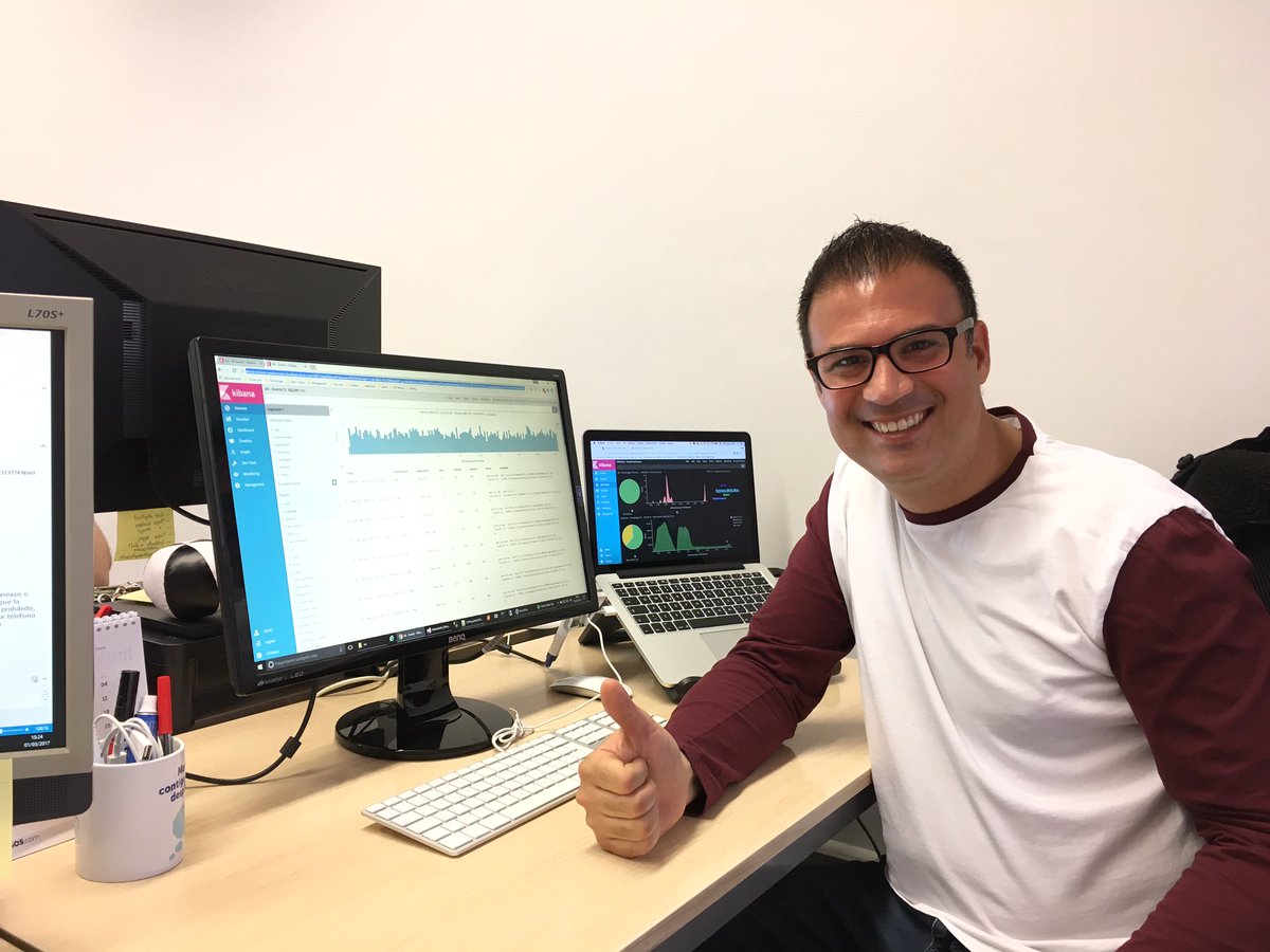 PisosEng's tweet image. Our engineering team playing with our brand new #ELK stack
#StructuredLogging #Insights #ElasticSearch #Kibana #LogStash #Redis #TeamHS
