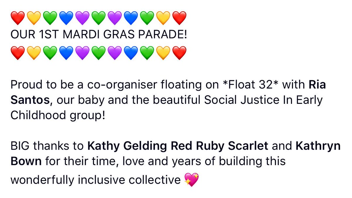 Marian_Truly's tweet photo. 😄 CAN'T WAIT! 😄
#sydneymardigras
#firsttime #float32 https://t.co/ukIJgdSE3R