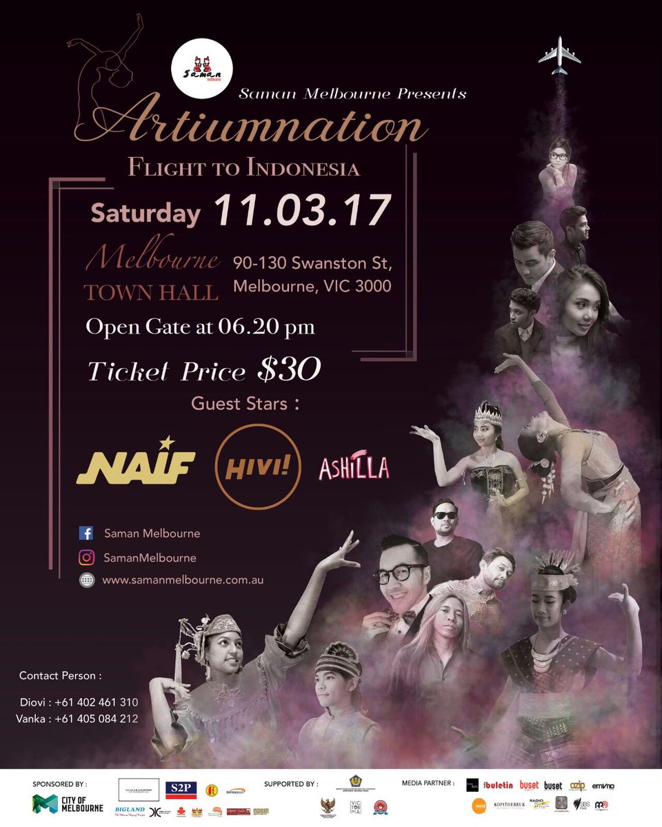 Atriumnation is back!! For ticket information please contact:
- Diovi: 0402461310
- Vanka: 0405084212