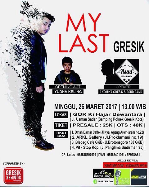 Jangan lupa saksikan SUC TOUR by <a href="/arif_alfiansyah/">Arf Alfnsyh</a> "My Last"
Gresik 26maret2017
Info lebih lanjut lihat CP 😊