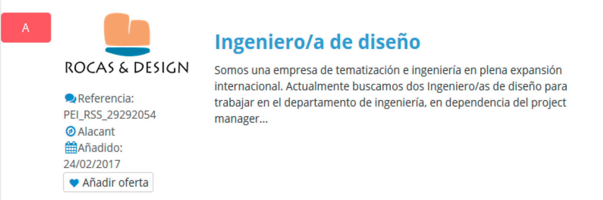 #OfertaEmpleo @proempleoing  Ingeniero/a de Diseño #Alicante https://t.co/4RCRb3PLIA https://t.co/hTKPZae8eE