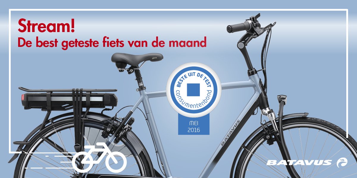 Batavus's tweet photo. Kracht, comfort en souplesse: deze #e-bike laat je bloed sneller eh⦠streamen! #topfiets #power https://t.co/kB0rdQYEz1 https://t.co/MsEnfrMEPs