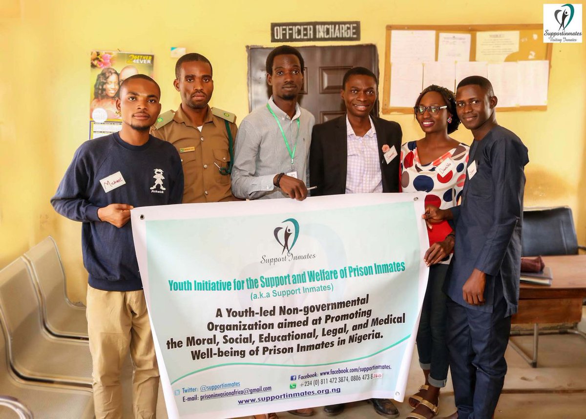 supportInmates's tweet photo. Our donation of books to Keffi old Prison was a success! #book2prison we are youths! we #supportinmates https://t.co/xmEqlgGp4L