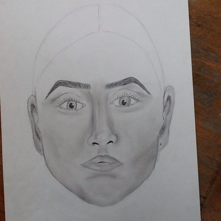 AmethystArts1's tweet photo. Jordan D year 9X artist of the month @TeamMoreton9  #art #creative #proportion #portrait #faceratio #observation https://t.co/rxToGmpT6j