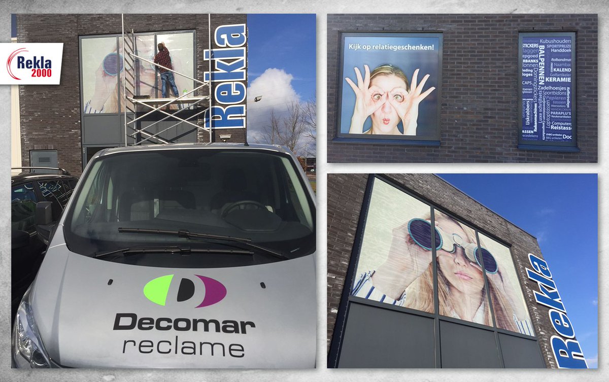 De buitenkant van ons pand weer in een nieuw jasje!

Bedankt <a href="/DecomarReclame/">Decomar Reclame</a>. Het resultaat mag er zijn!