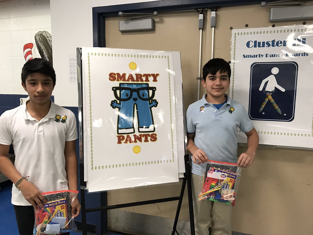 canderson214's tweet photo. Congratulations to these two Smarty Pants from Cluster III! Daniel Cardenas and Victor Gualberto!!! https://t.co/5Efu168TE8