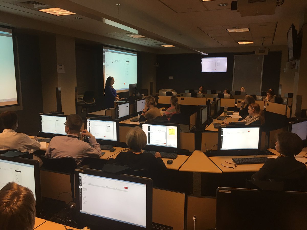 OECRD's tweet photo. Over 30 instructors learning from @mama2jm about how to get started with Canvas @OSUhsl . #OSUCOM https://t.co/elVOluvkE4