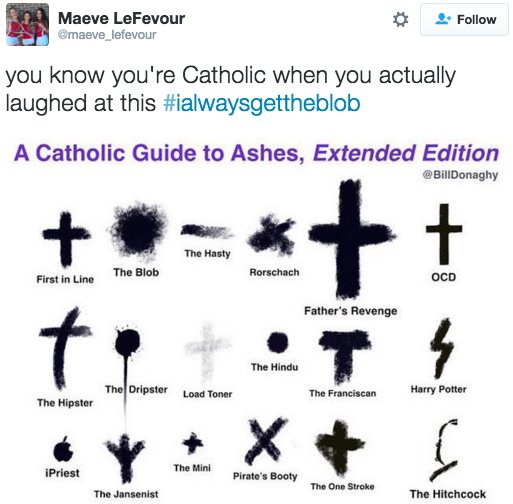 diocesefwsb's tweet image. #AshWednesdayProblems