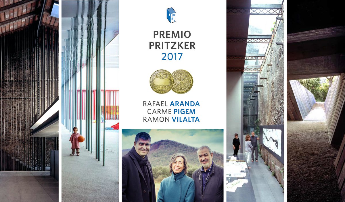 archdaily_es's tweet photo. ¡EXTRA! Rafael Aranda, Carme Pigem y Ramon Vilalta, ganadores del Premio Pritzker 2017 https://t.co/8Y5uwZeGUH https://t.co/EczVl5fIeF