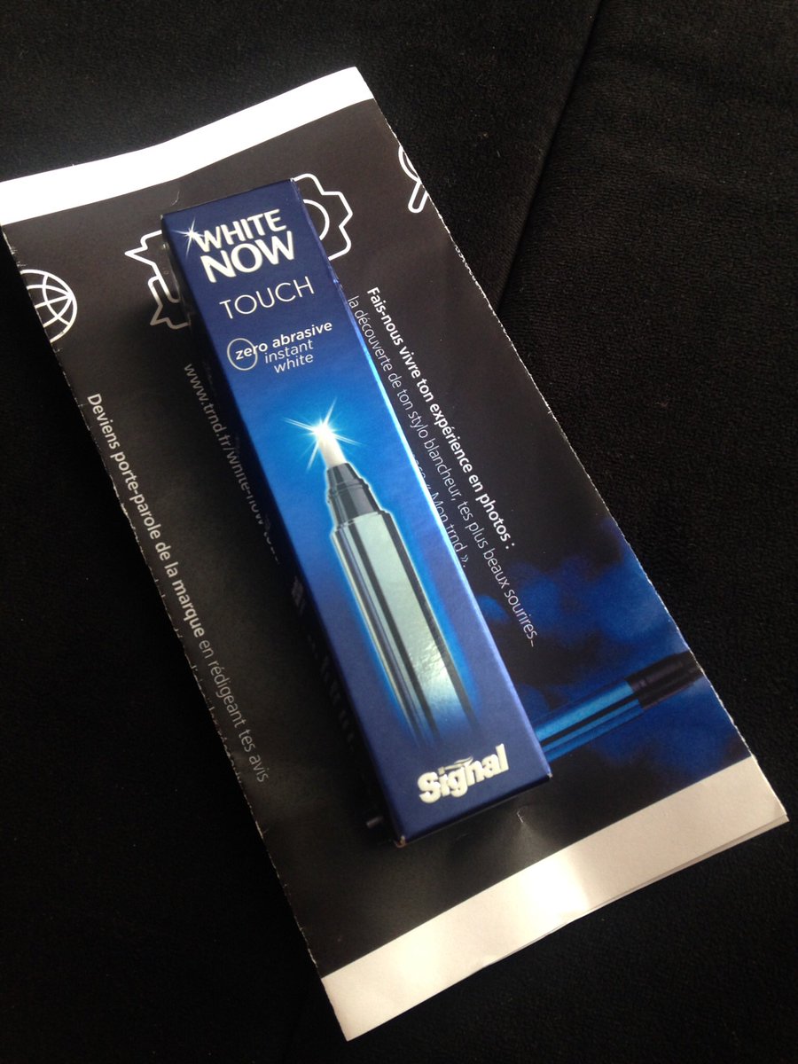 LiloutineBlog's tweet image. J'ai testé le stylo #signalwhitenowtouch et mon avis est mitigé.L'effet blancheur est immédiat mais pas assez durable. Dommage