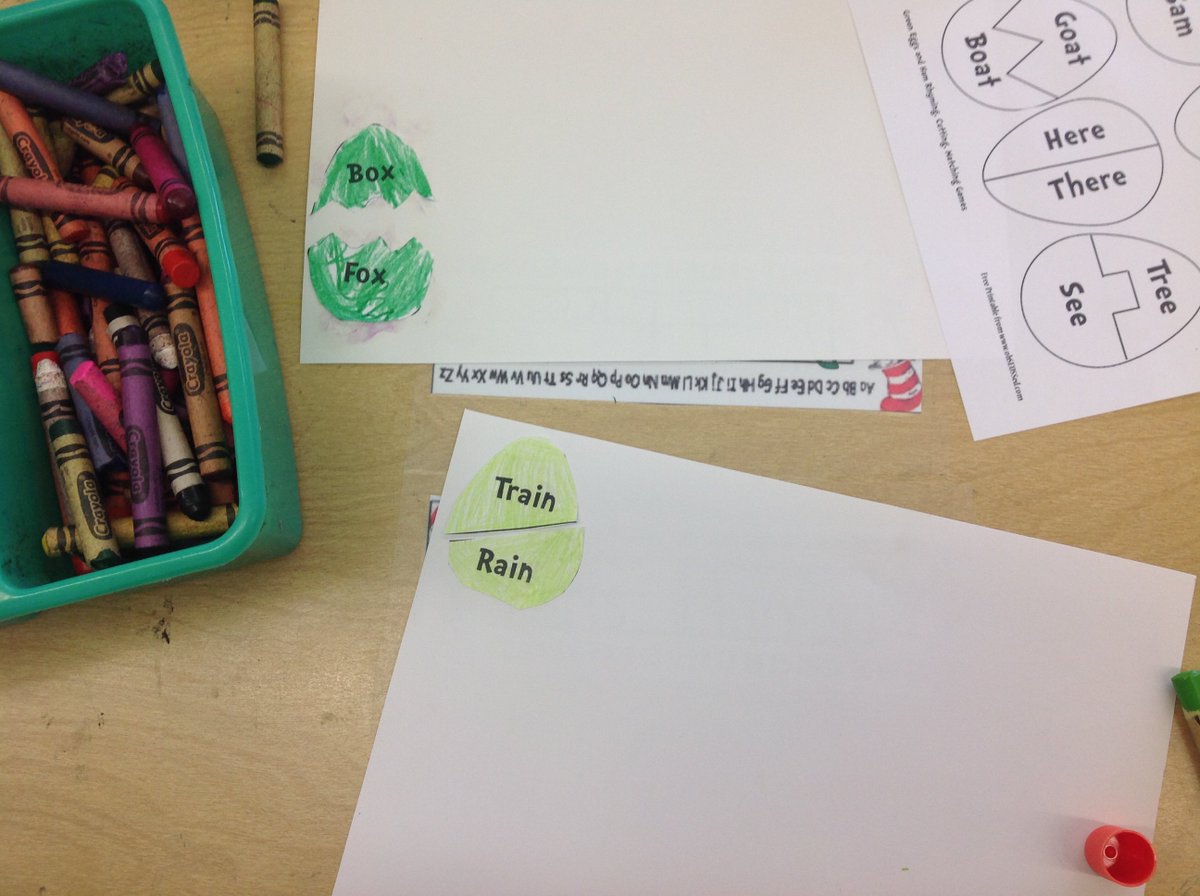jaimeogle2's tweet photo. #gmareadin No better way to celebrate green eggs and ham than with rhyming eggs! @GMASteam #drseusskway https://t.co/jelQULYS7P