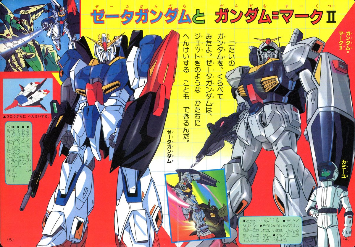 ラクメキアそーさい 新井博之助 Pa Twitter 今日は何の日 1985 3 2 機動戦士ｚガンダム 放送開始記念日 ページ数の都合でウチの薄い本にはまだ載ってない物件群