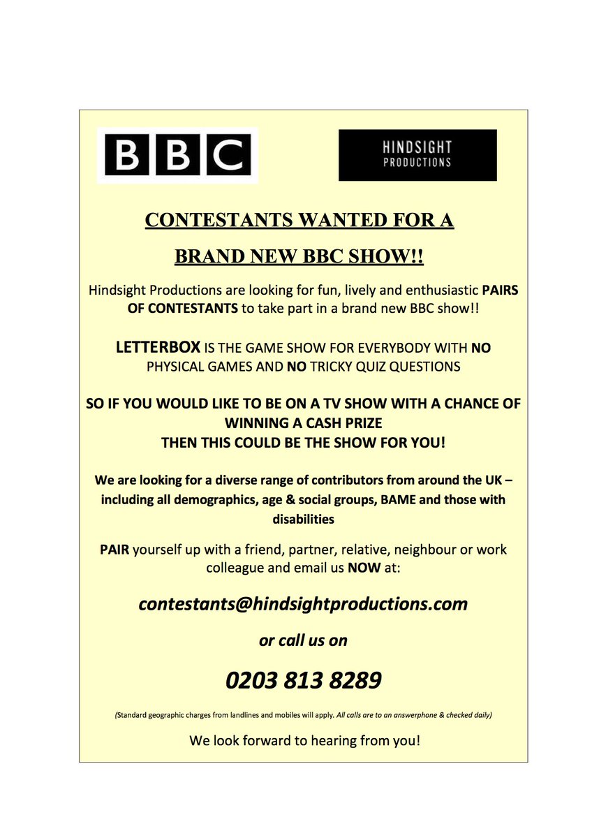 TVsLetterbox's tweet photo. @bbcmerseyside thanks so much for mentioning our brand new BBC game show! We are looking forward to hearing from our friends in #Merseyside! https://t.co/M3shtSo5lY