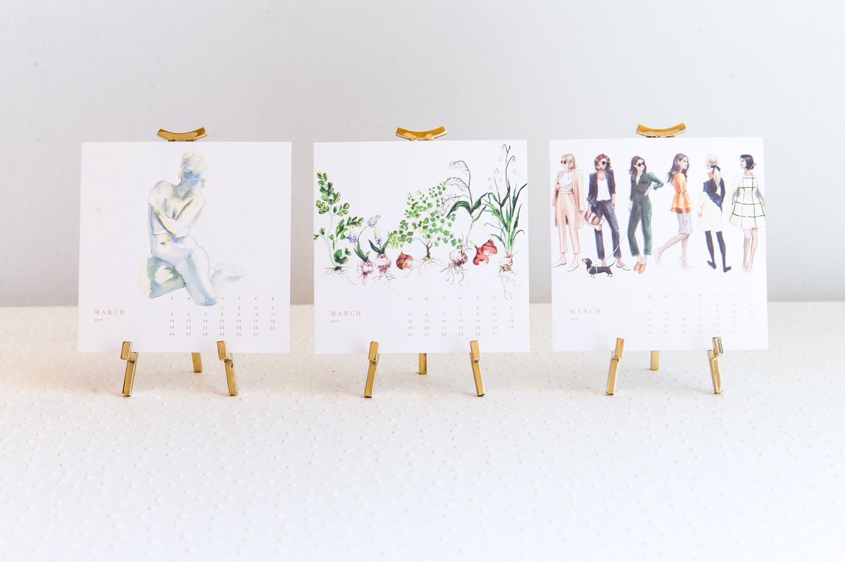 The March Lineup 🌿ps. 2017 calendars are still on sale!
