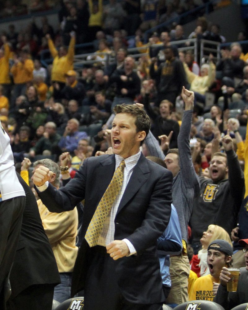 MarquetteMBB's tweet photo. Happy birthday to @DienerTravis, a tremendous part of our program for most of his 35 years. Have a great day! #mubb https://t.co/SDrFCeFHPo