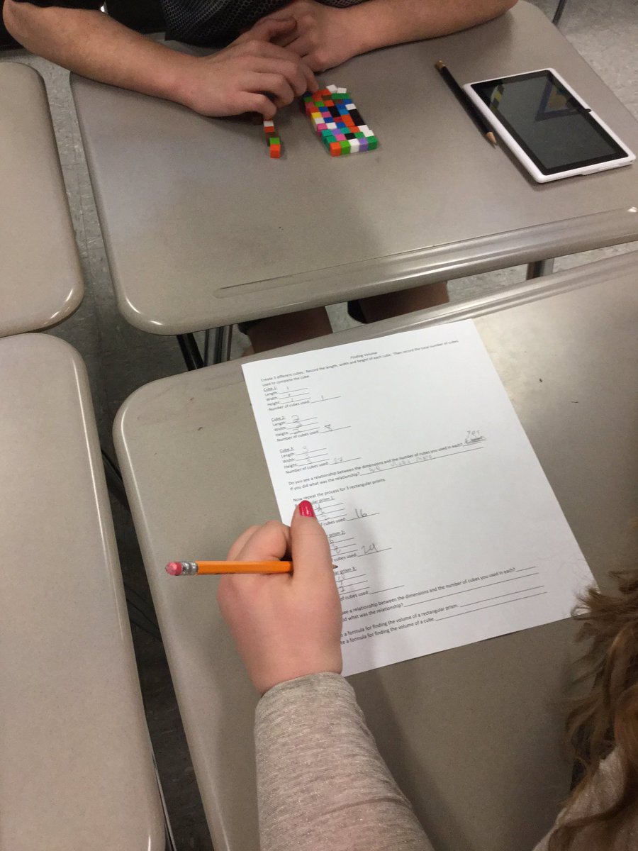 staceylhart's tweet photo. Finding volume formula https://t.co/91eNlDgljZ