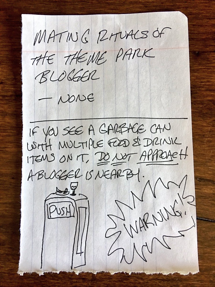 derekburgan's tweet image. A THEME PARK BLOGGER SPOTTING GUIDE for anyone going to this year's Flower and Garden Festival. Print and study. It may save your life.