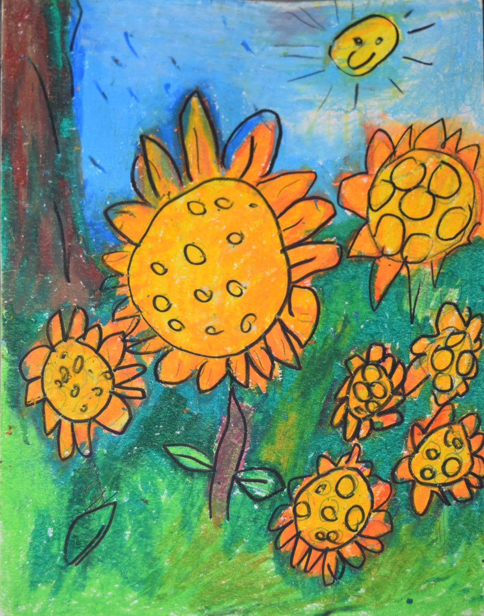 1Flower1World's tweet photo. Chloe Yu
2nd Place, Age 4-5
USA
#1Flower1World #kikisgarden #sunflowerartcompetition
https://t.co/HD2I5Chn0b https://t.co/12BpxQSuJQ