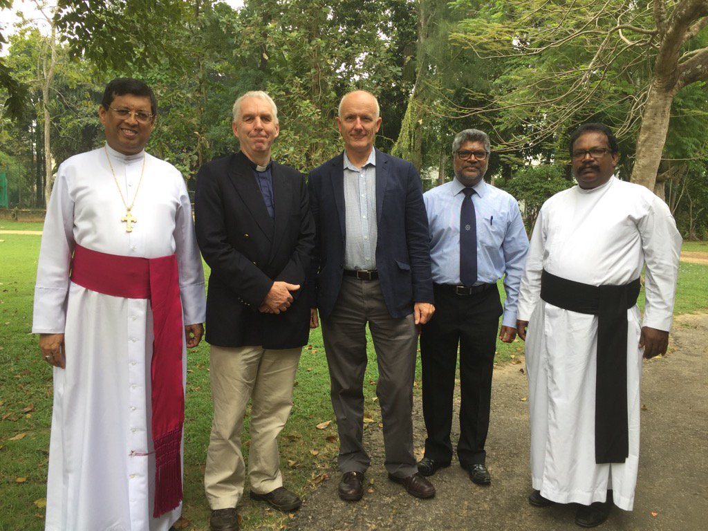 Bishop of Columbo and some of the wonderful <a href="/FlyingAngelNews/">The Mission to Seafarers</a> team in Columbo. Inspiring.