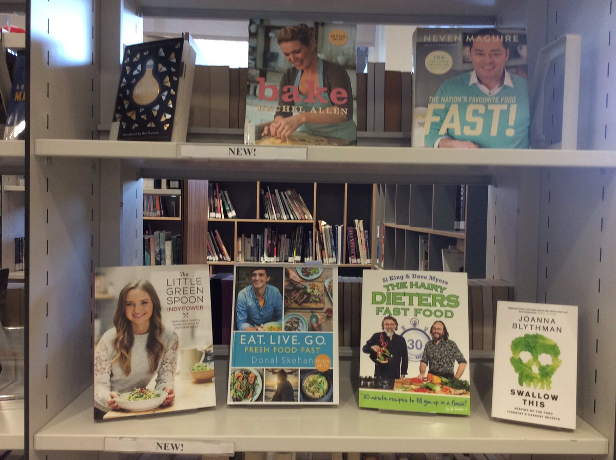 TracyMcDonagh3's tweet photo. New to the library here @Belvederecolleg π΄π @littlegspoon @HairyBikers @nevenmaguire @DonalSkehan #homeeconomics #libraryreading #foodies https://t.co/Kynre0I3Ta