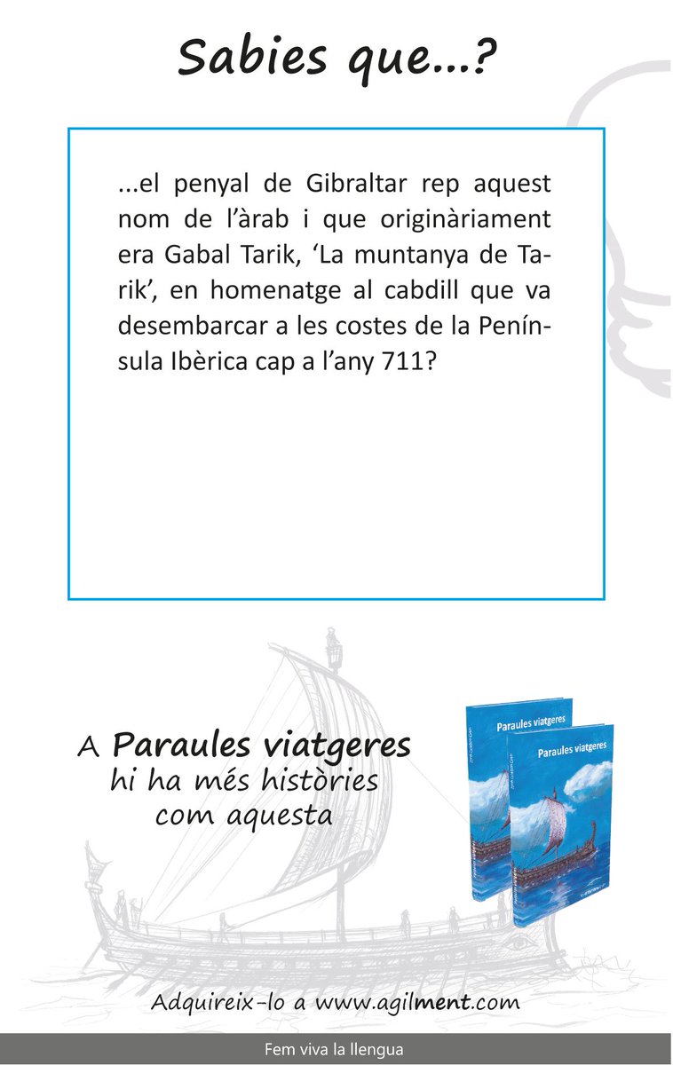 Sabies que...?
#paraulesviatgeres