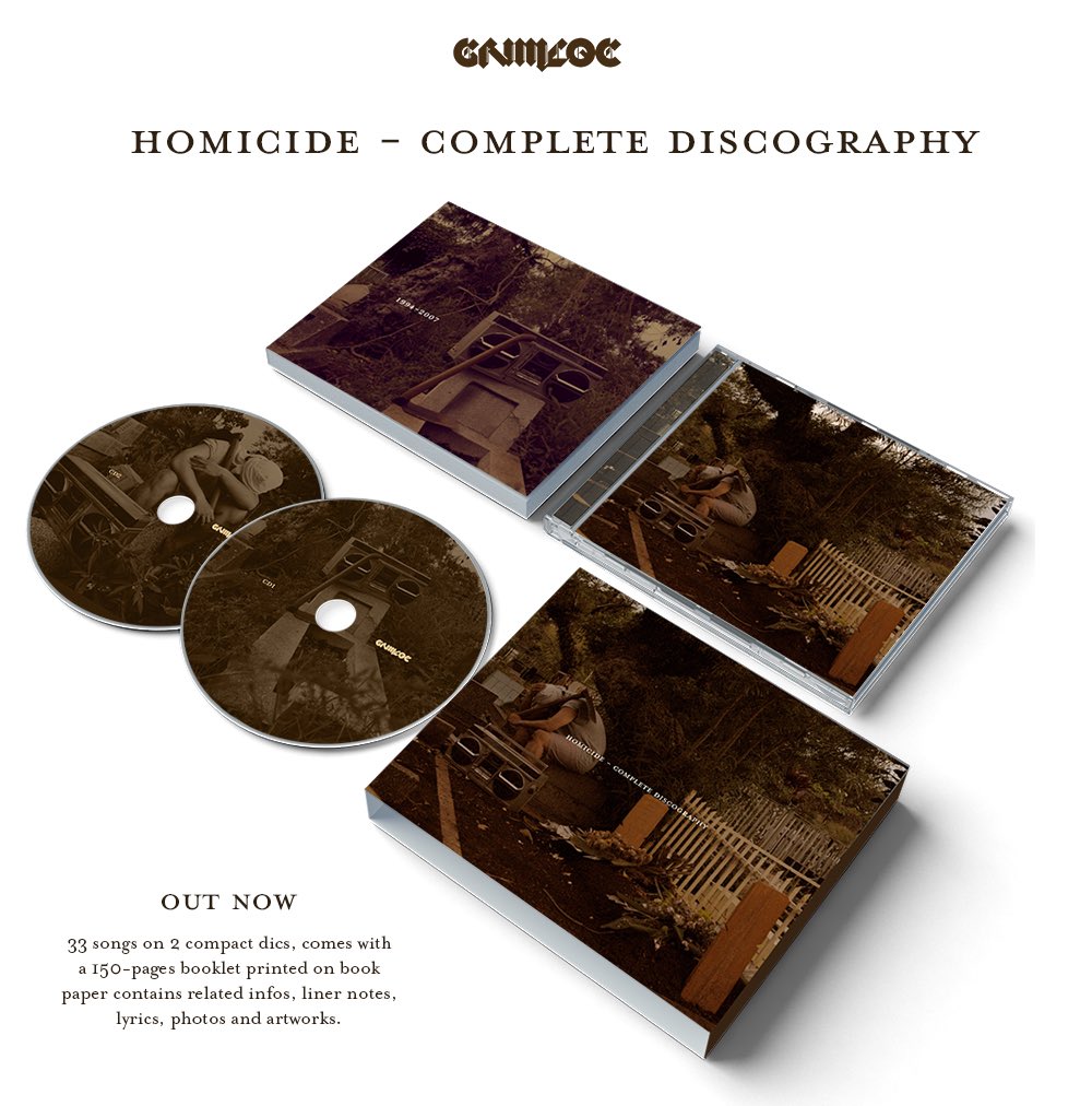 masih available di <a href="/lawless_jkt/">Lawless Jakarta</a>, HOMICIDE 'Complete Discography' 2xCD. 75rb. come.