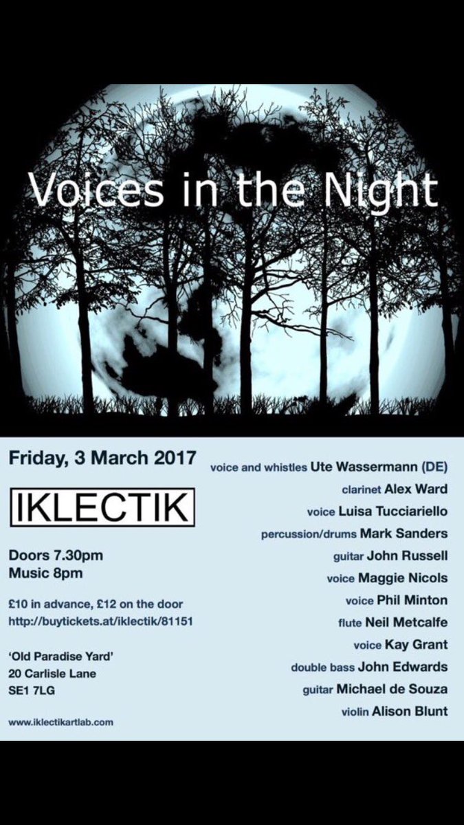 mikedesouzajazz's tweet image. Looking forward to performing at @iklectikartlab on Friday at 8pm alongside a bunch of amazing improvisers. @lambethmusicnet @LambethMusic