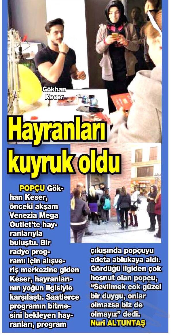 gokhankesernews's tweet photo. Gökhan Keser ile ilgili bugün basında çıkan haberler... #gökhankeser @gokhankeser https://t.co/tamxeRQaUp
