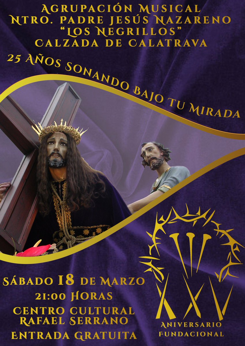 BandaNegrillos's tweet photo. 25 AÑOS SONANDO BAJO TU MIRADA.
Os esperamos.
https://t.co/QdmdtRcZf2
#amnegrillos https://t.co/9ST3WMyXxh