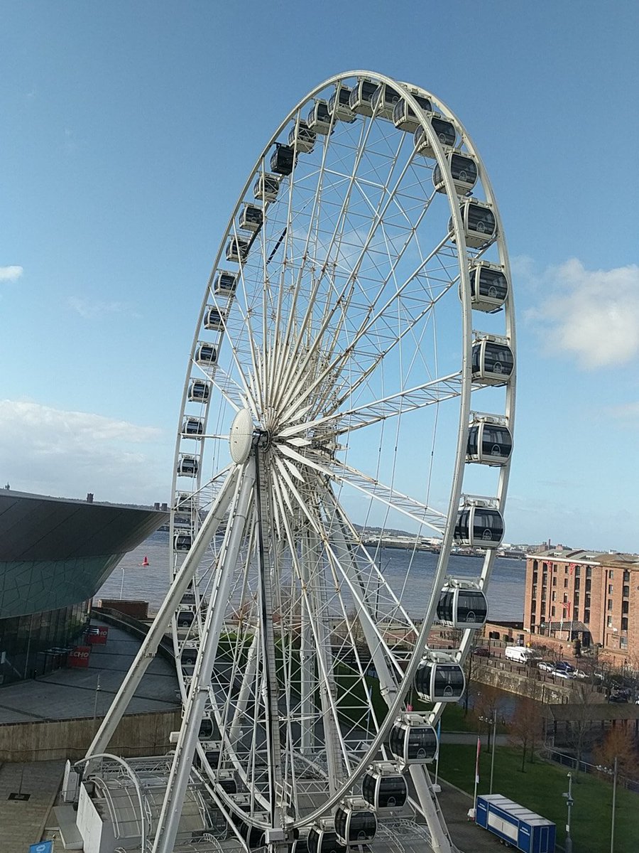 mcusertesting's tweet photo. Just arrived at @JurysLiverpool for #UserExperience2017. Not a bad view of the big wheel. https://t.co/apL1q9FZmJ