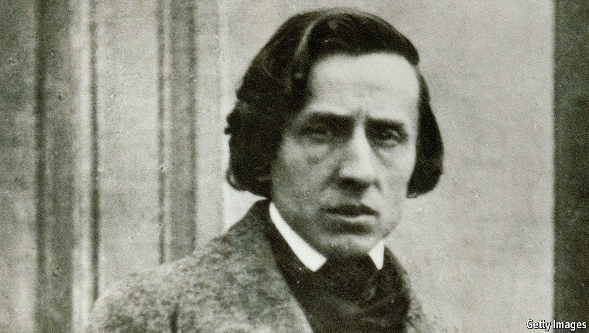 TheEconomist's tweet photo. Frédéric Chopin was born #OnThisDay 1810. His private life was a depressing saga of unrequited passions https://t.co/BeUbp2ocTt https://t.co/c6Irm4ttY1