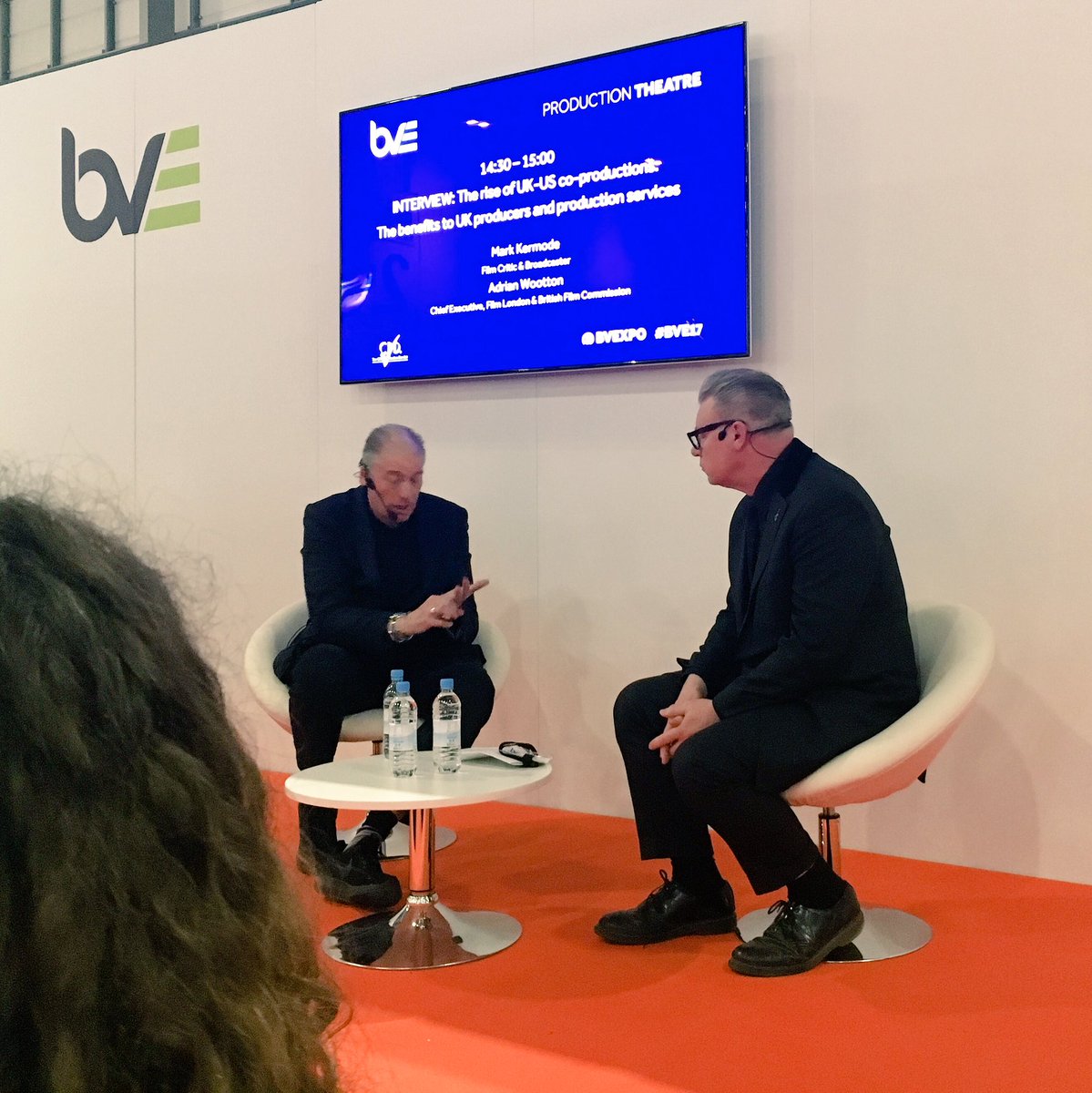 zoematzko's tweet photo. Listened to a very interesting talk on the UK-US co-production relationship with @aojwFL_BFC and @KermodeMovie #BVE17 https://t.co/8KOIZmUXVa