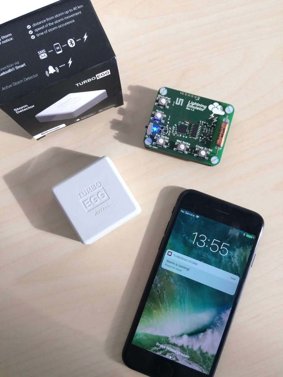 TurboEgg's tweet photo. New #innovative product in our #IoT store! Check out TurboEgg Storm Detector - the very first device that detects #storm within 40km! https://t.co/Mw9E2EUyvg
