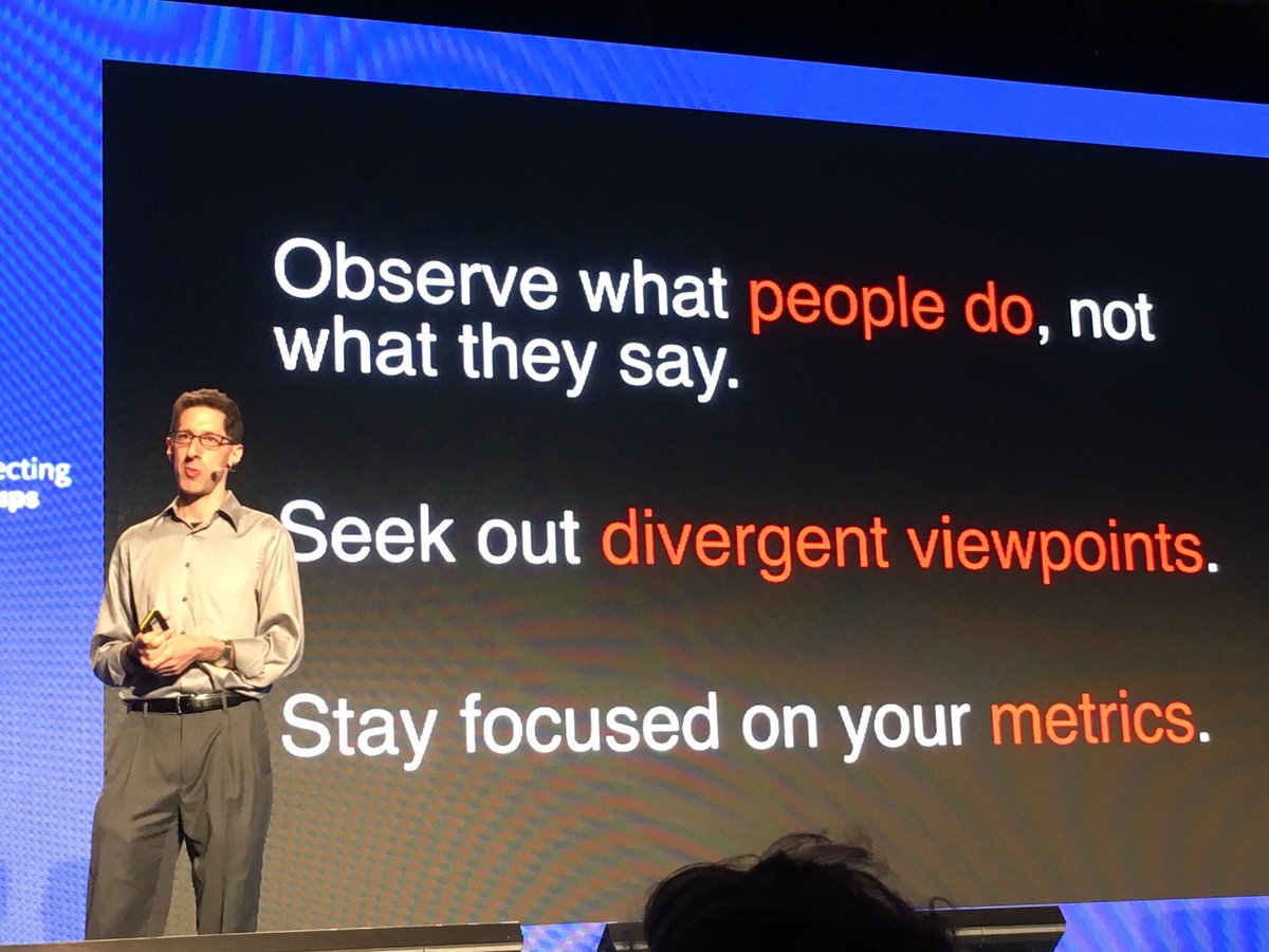 [#4YFN #MWC] <a href="/mspiegelman/">Margo Spiegelman</a> gives us 3 advices to avoid #failure : observe actions, seek out debate &amp; focus on your real metrics #netflix #bcn