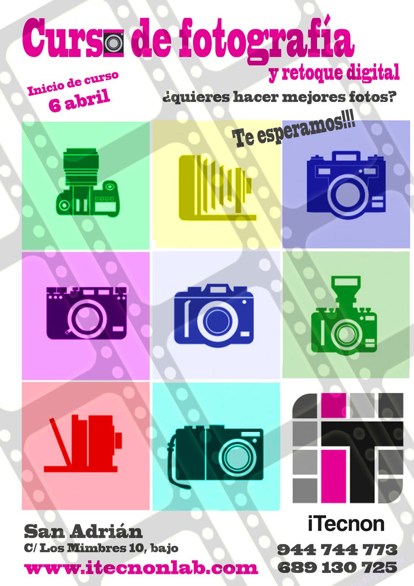 iTecnon's tweet photo. ¿ Sabes como sacarle el máximo partido a tu cámara de fotos ?📸
https://t.co/EC71oBuWKv https://t.co/wtQkxhT19X