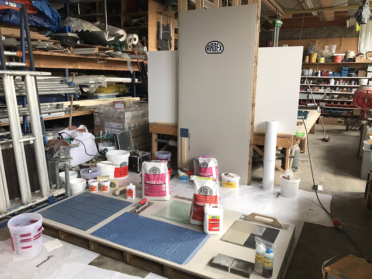 Wij zijn klaar voor een toolbox meeting bij Bouwbedrijf Jorritsma in Wolvega wij tonen alle ARDEX noviteiten <a href="/JorritsmaBouw/">Jorritsma Bouw</a>