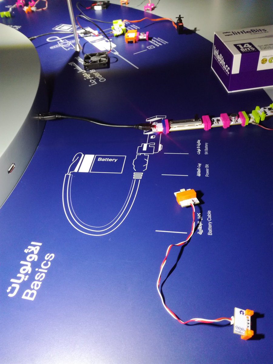 edustemstudio's tweet photo. Creative use of @littleBits at #Nobelmuseum by @MBRF_News in @childrencity #Dubai. A must visit for families with kids. https://t.co/8TI1XdHz0Q