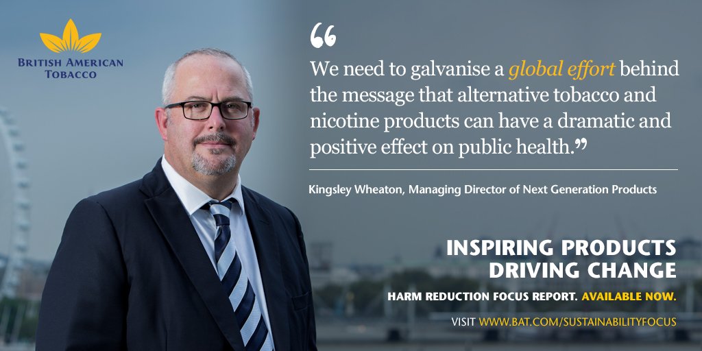 Image result for BAT releases Harm Reduction Report for 2016