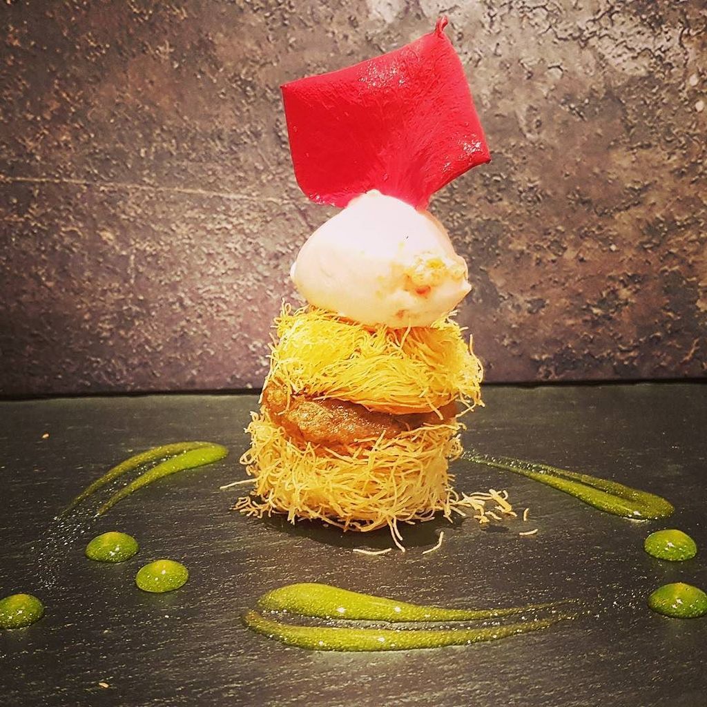 ChefDavidMiras's tweet photo. Date khunafeh with rosewater ice-cream by @browniers0
#ThisIsNow #Bahrain #Manama #ChefsL… https://t.co/7Q8mv39FcG https://t.co/tlRFGG1qWB
