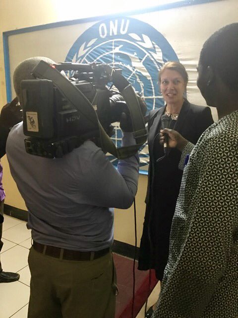 Very honoured to be able to present a copy of my credentials to the Minister of Foreign Affairs today in #Chad.