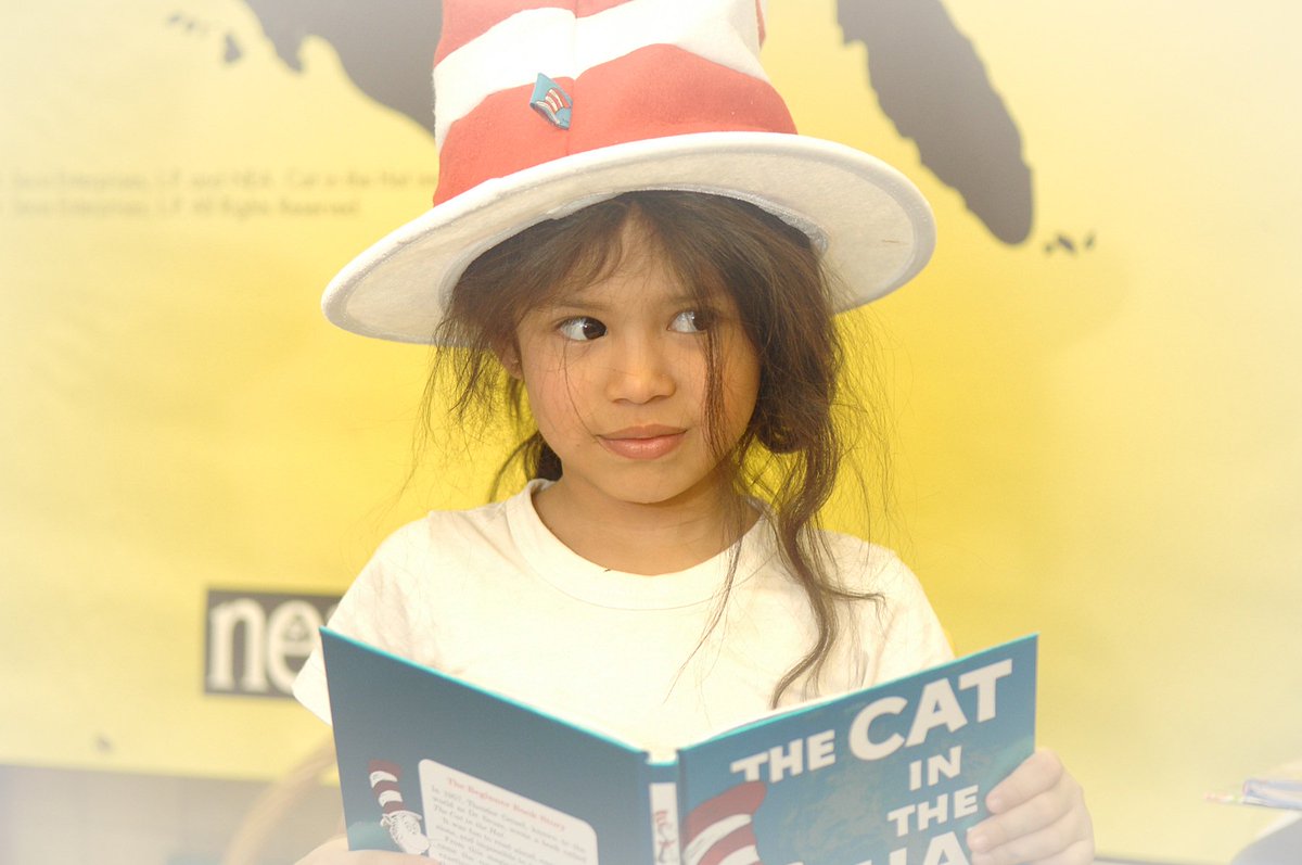 LitPartners's tweet photo. "You're never too old, too wacky, too wild, to pick up a book and read with a child." Celebrate Read Across America: https://t.co/aqkuuFyC9V https://t.co/N35yNIdWDz