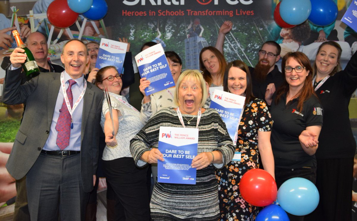 @SkillForceUK Excitement in Central Services today! #PrinceWilliamAward