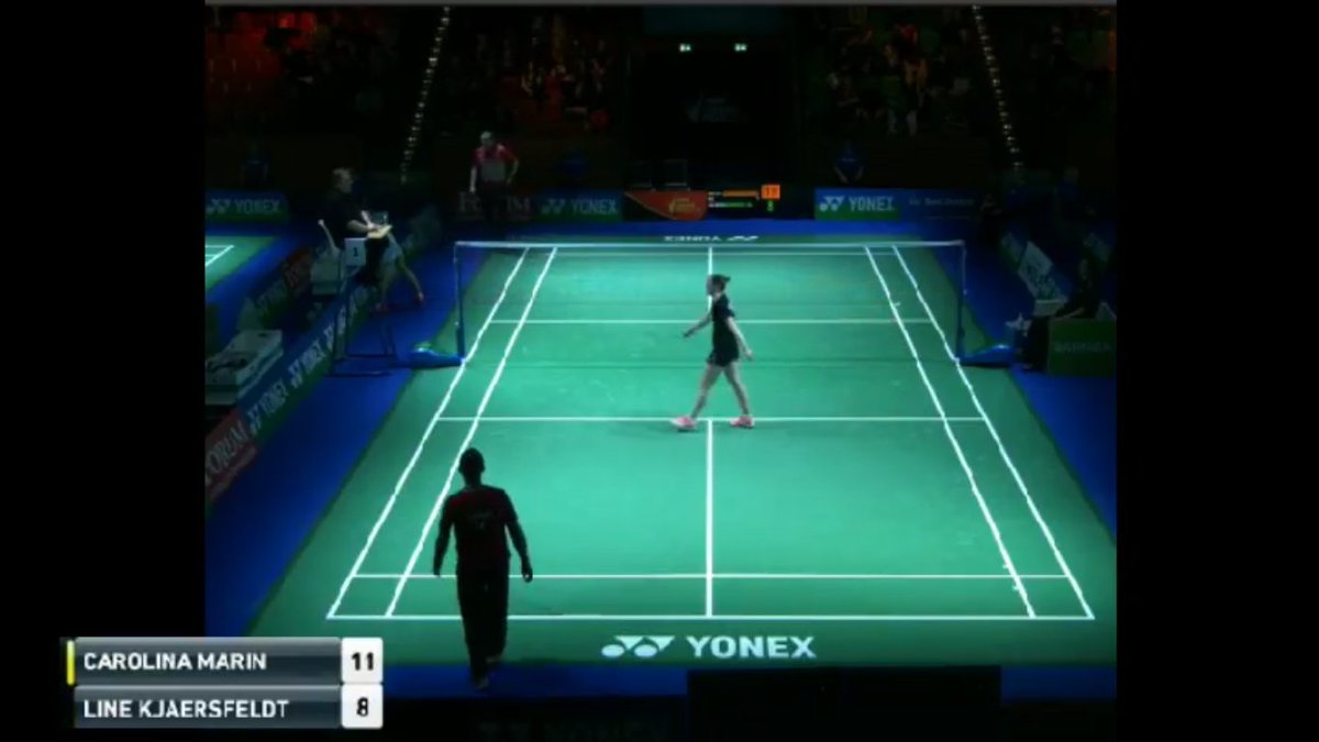 deniindrap's tweet photo. R32-WS @LineKjaersfeldt vs Carolina Marin 8-11 #GermanGPG https://t.co/xHbRglkein