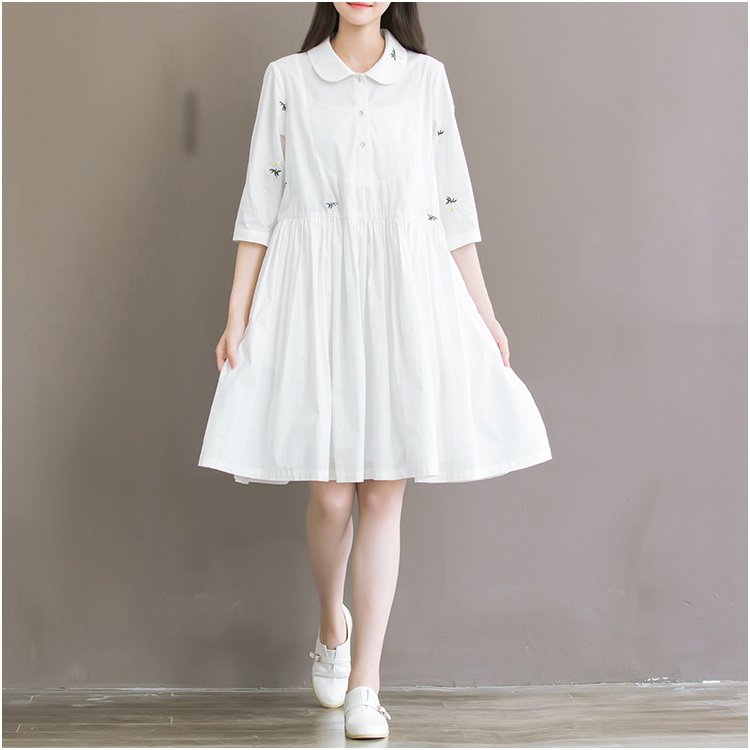 EvaPreorder's tweet photo. 【Pre】C006 White flowers embroidery cotton dress🌱
💵440.-
📝S ยาว87อก88 ไหล่36แขน36   
M ยาว88 อก92 ไหล่37แขน37  
#HowtoPerfect  #howtobeauty https://t.co/3si2rGbYQq