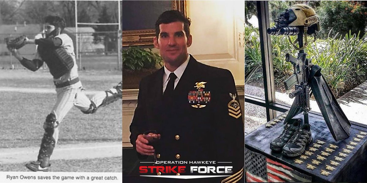 op_hawkeye's tweet image. #STRIKEFORCE #RunsforWarriors competition in April allows every prep  ⚾️ team in  🇺🇸 to honor #NavySEALRyanOwens &amp;amp; support #CarrynOwens