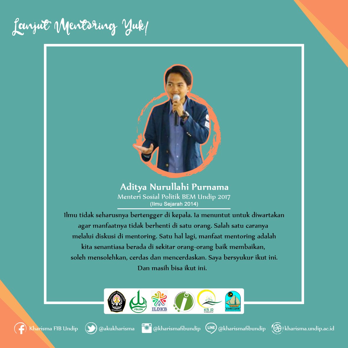 Ketika diri lena, ada seseorang yang membangunkan tidur untuk mencapai impian menjadi kenyataan.
Beruntung bukan?