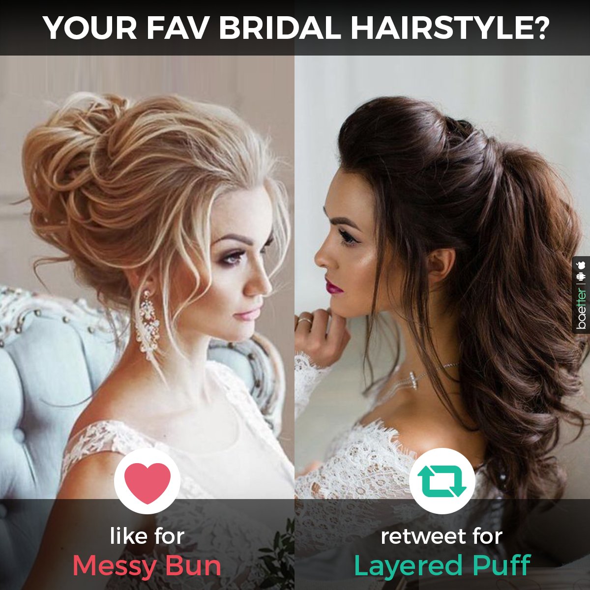 Baetter On Twitter Which Bridal Puff Hairstyle You D Love To