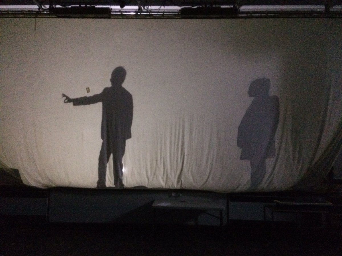 PlayByTerms's tweet photo. Interesting rehearsal yesterday at @PHS_PerfArts #Creativity #Ideas #Shadows https://t.co/CToyRv7rRF