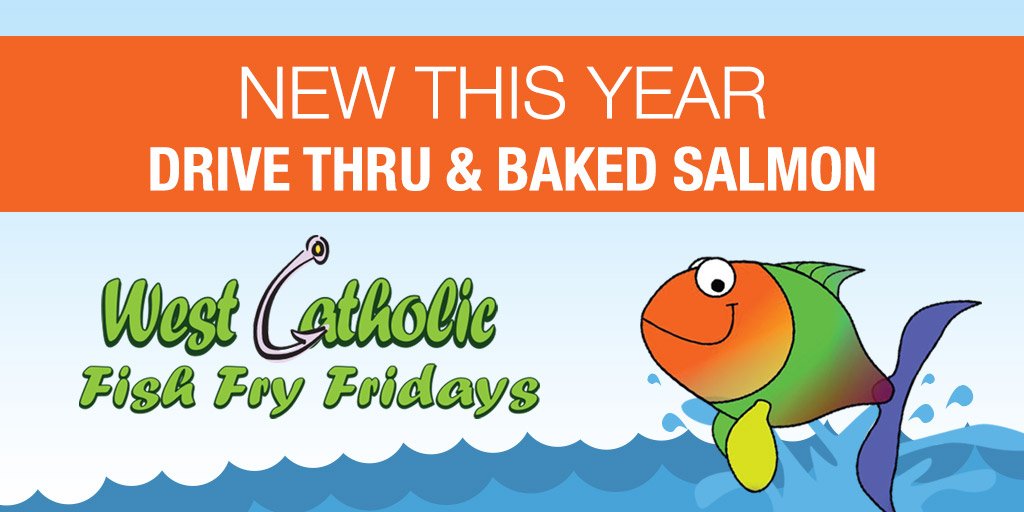 GRWestCatholic's tweet photo. Check out what is new this year at Fish Fry Fridays, Drive Thru & Baked Salmon! https://t.co/LhRR28rmh8 #wcfishfry https://t.co/PKq5e5cdpr